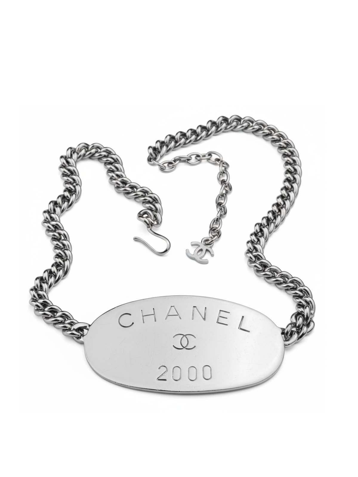 CHANEL 2000 Archive ID Necklace