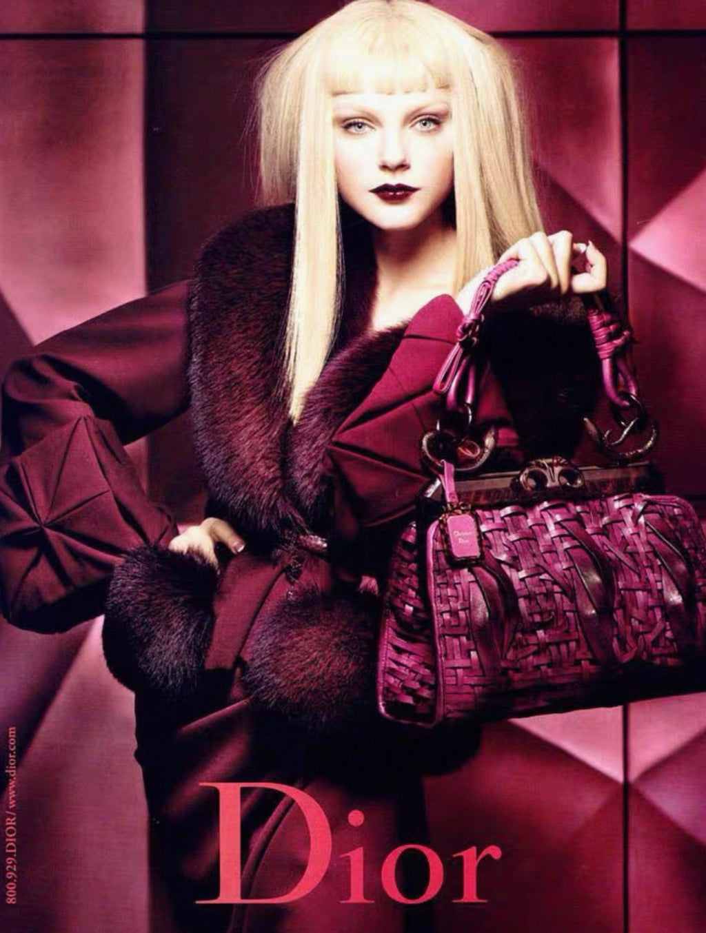 Dior 2007 Runway Fox Trim Jacket