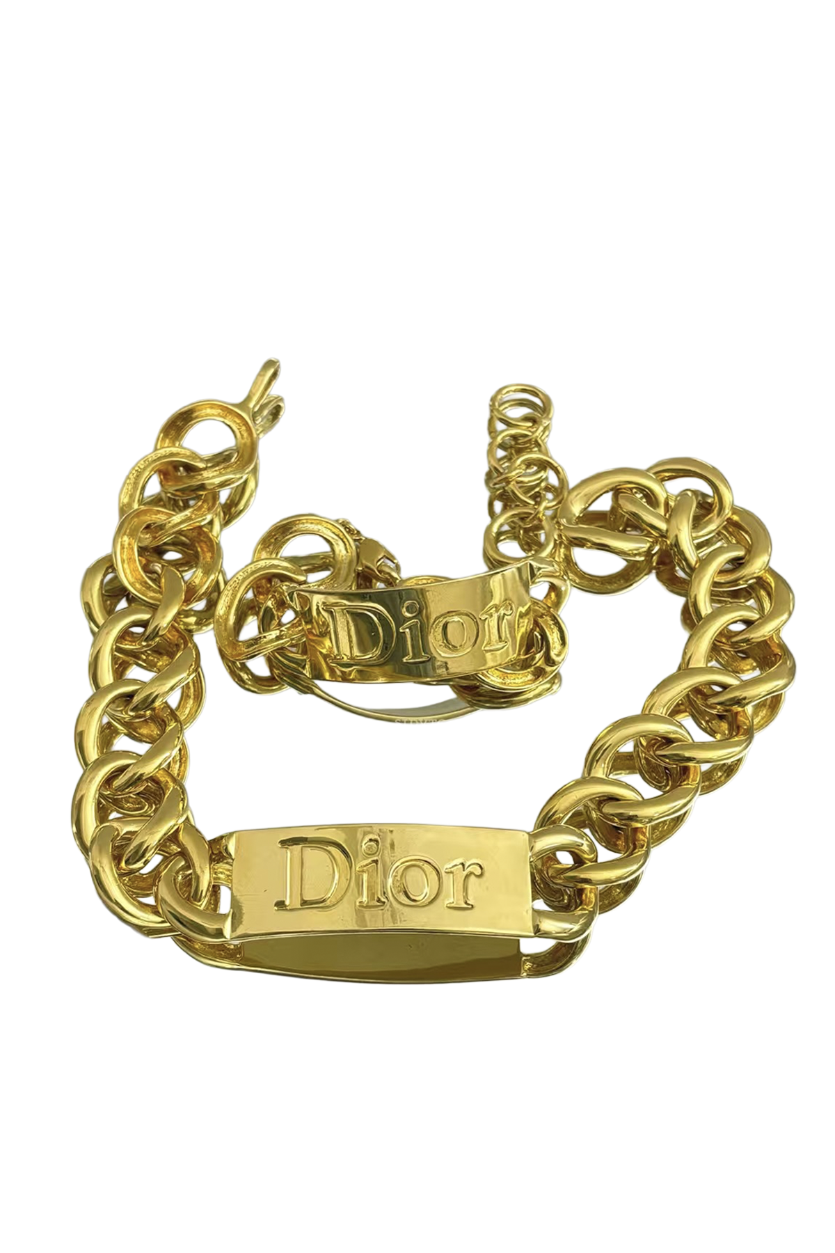 DIOR by John Galliano Massive Necklace & Bracelet Set