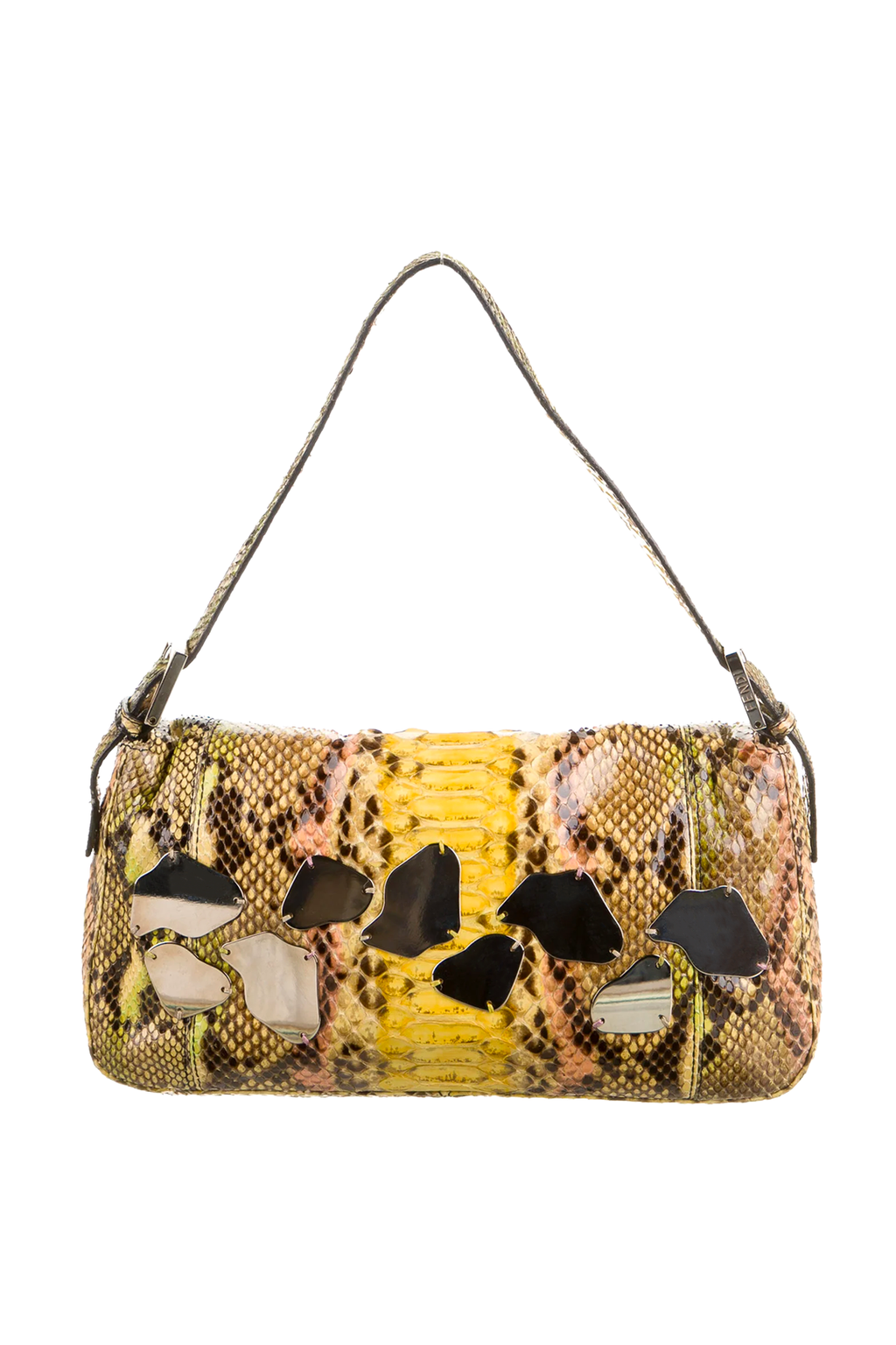 FENDI SS2000 Mirror Python Baguette