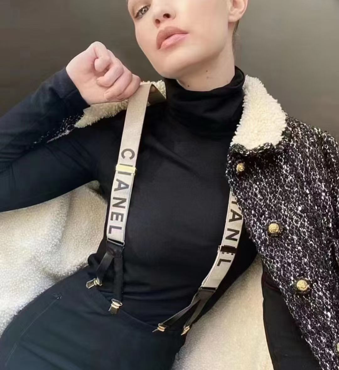 CHANEL 1994 Runway Suspenders