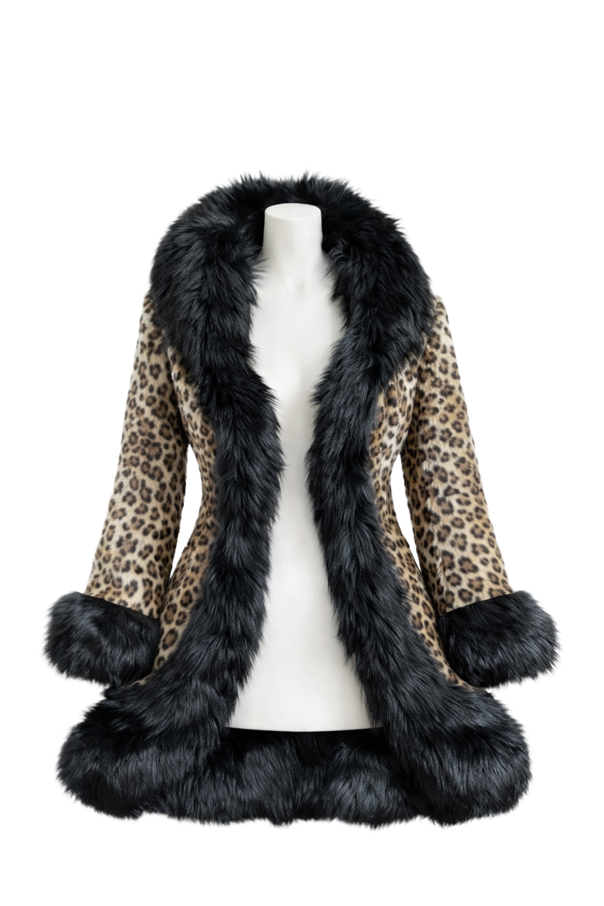 Blumarine 2004 Runway Leopard Fox Fur Jacket
