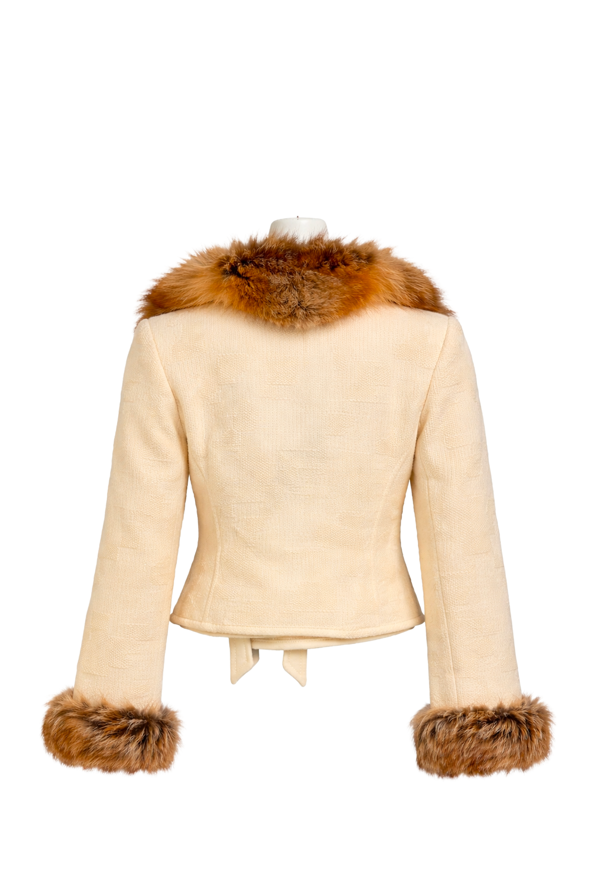 Valentino FW2002 Fox Trim Jacket