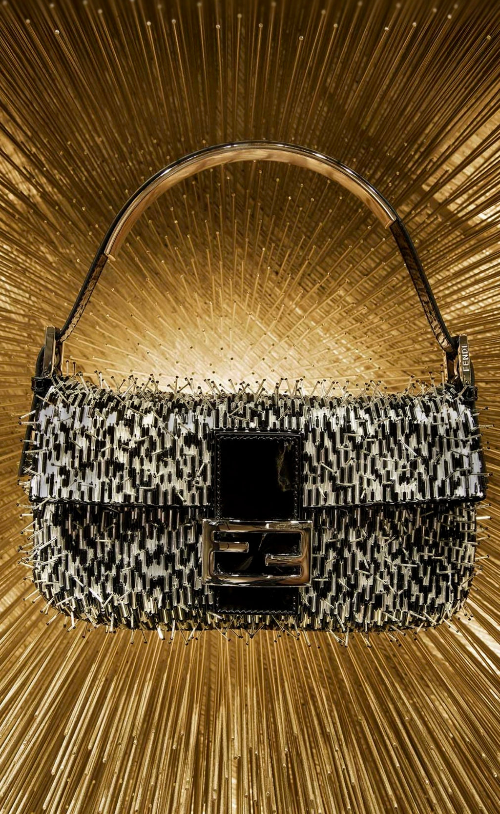 FENDI Explosion Beaded Baguette