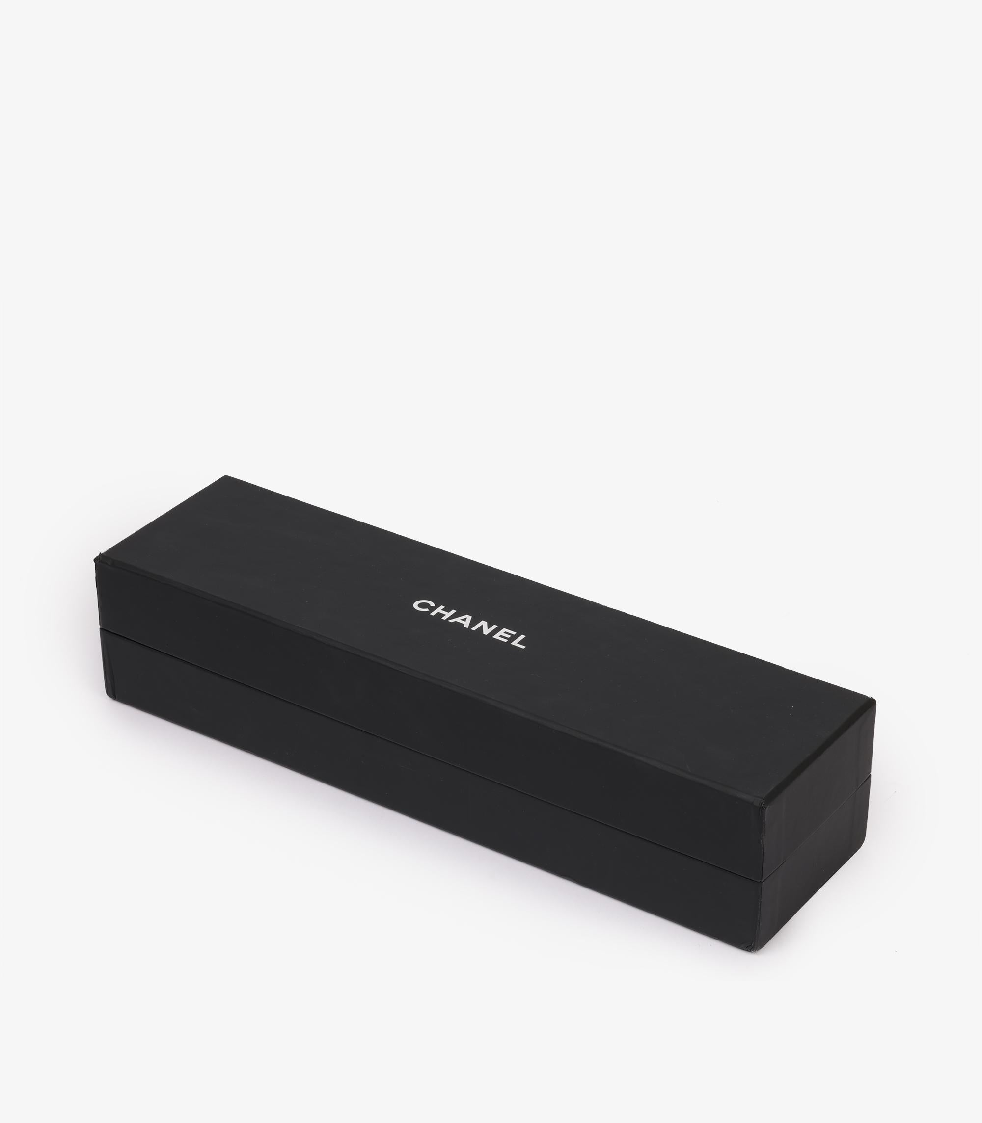 CHANEL 2021 Lambskin Leather & Resin Silver Plated Limited Edition Checkerboard