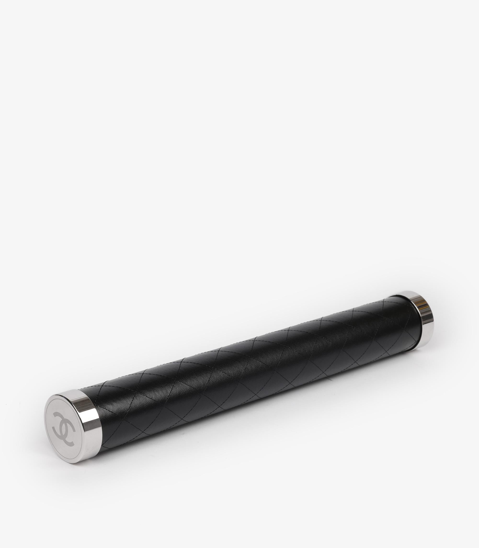 CHANEL 2021 Lambskin Leather & Resin Silver Plated Limited Edition Checkerboard