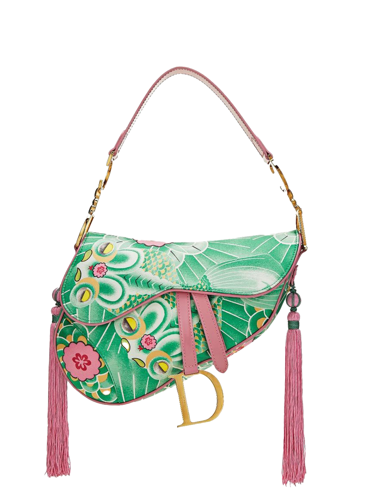 DIOR Koi Pink Tassel Saddle